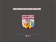 Tablet Screenshot of bandazambana.it